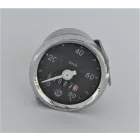Kilométeróra, 80 km/h, Ø48 mm, krómozott keret, fehér mutató, Jawa 20-23