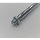 Hátsó kerék tengely anyával, alumínium lengőkarhoz, galvanizált, ČZ 472