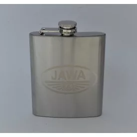 korrózióálló laposüveg, 200 ml, Jawa logó-ČZ