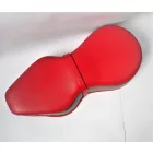 Ülés, műbőr, piros barna, Jawa, ČZ