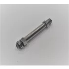 Irányjelző cső, 14 x 119 mm, anyákkal, korrózióálló, polírozott, Jawa 634-640