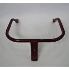 Motorblokk védő, acél, fényezett, piros, Jawa 350 Kyvacka, Panelka