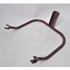 Motorblokk védő, acél, fényezett, piros, Jawa 350 Kyvacka, Panelka