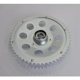   Hátsó lánckerék 55 fogú, galvanizált, DUELLS, Jawa 50 typ 05/20/21/23