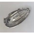 Gyújtásfedél (jobb), alumínium, elektrokémiai polírozással, Jawa 500 OHC 01, 02