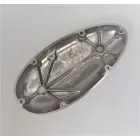 Kuplung oldali motorfedél, bal, elektrokémiai polírozással, Jawa 500 OHC