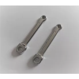   Pedálos hajtókar, 2 db-os készlet., B + J, krómozott, Jawa Babetta