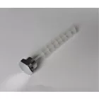 Zárócsavar teleszkóphoz (krómozott), első villához való szűrőlemezzel (műanyag), Jawa, ČZ