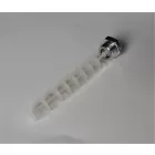 Zárócsavar teleszkóphoz (krómozott), első villához való szűrőlemezzel (műanyag), Jawa, ČZ