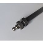 Tengelycsavar, 105 mm hátsó villa tengely zsírzófejjel, Jawa, ČZ