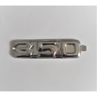 Embléma oldaldobozra 350, krómozott, Jawa 634