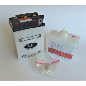   Motorkerékpár akkumulátor 6V 12Ah LP B38-6A, 11,9x8,3x16,1 cm