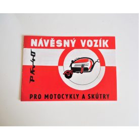   Kézikönyv PAV 40 utánfutóhoz - cseh nyelvű, A5 formátumú, 14 oldal