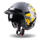Bukósisak CASSIDA OXYGEN BADASS - XL / 61-62 /  szürke/sárga
