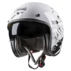 Bukósisak CASSIDA OXYGEN BADASS - L / 59-60 / fehér/szürke