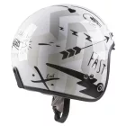 Bukósisak CASSIDA OXYGEN BADASS - L / 59-60 / fehér/szürke
