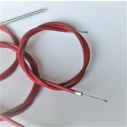 3-részes bowden készlet, piros, Jawa 250/350 Perak, Ogar