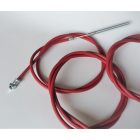 3-részes bowden készlet, piros, Jawa 250/350 Perak, Ogar