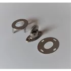 Csavarzár vízhatlan ponyva forgótartozékhoz, rögzítőgomb, 10 mm, nikkelezett-nikkelezett sárgaréz, VELOREX 175/250/350