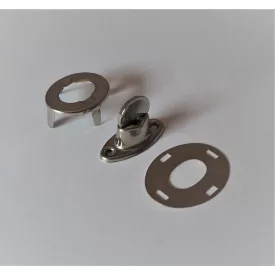   Csavarzár vízhatlan ponyva forgótartozékhoz, rögzítőgomb, 10 mm, nikkelezett-nikkelezett sárgaréz, VELOREX 175/250/350
