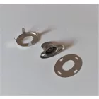 Csavarzár vízhatlan ponyva forgótartozékhoz, rögzítőgomb, 10 mm, nikkelezett-nikkelezett sárgaréz, VELOREX 175/250/350