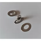 Csavarzár vízhatlan ponyva forgótartozékhoz, rögzítőgomb, 10 mm, nikkelezett-nikkelezett acél, VELOREX 175/250/350