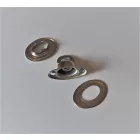 Csavarzár vízhatlan ponyva forgótartozékhoz, rögzítőgomb, 10 mm, nikkelezett-nikkelezett acél, VELOREX 175/250/350