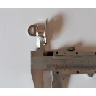 Csavarzár vízhatlan ponyva forgótartozékhoz, rögzítőgomb, 10 mm, nikkelezett-nikkelezett acél, VELOREX 175/250/350