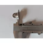 Csavarzár vízhatlan ponyva forgótartozékhoz, rögzítőgomb, 8 mm, nikkelezett-nikkelezett acél, VELOREX 175/250/350