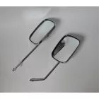 Hátsó visszapillantó tükrök. Jobb + Bal, kerekített M10x1,25 2RH, krómozott, Jawa, ČZ