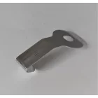 Kormánycsillapító alaplemez, krómozott, Jawa 175/250 Special