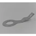 Kormánycsillapító alaplemez, krómozott, Jawa Perak, Ogar