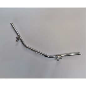   Kormány állító csavar és markolatokkal, 148 mm-es horony, krómozott, Jawa Panelka