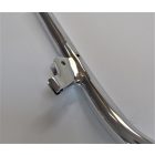 Kormány állító csavar és markolatokkal, 148 mm-es horony, krómozott, Jawa Panelka