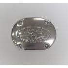 Vezérműház fedél, elektrokémiai polírozással, Jawa 500 OHC 01, 02