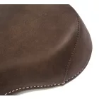 Ülés, első, retro bőr, sötétbarna