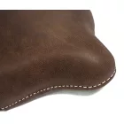 Ülés, első, retro bőr, sötétbarna