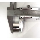 Távtartó: kerék tengely, 22x13x14 mm, korrózióálló/polírozott, Jawa