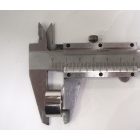 Távtartó: kerék tengely, 20x10x11 mm, korrózióálló/polírozott, Jawa