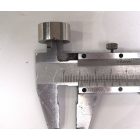 Távtartó: kerék tengely, 20x10x11 mm, korrózióálló/polírozott, Jawa