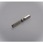 Bowden állító csavar anyával, korrózióálló/polírozott, M6x65 mm, bowdenátmérő: max 6.2 mm, Jawa, ČZ