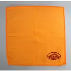 Mikroszálas törlőkendő, 30 X 30 cm, narancssárga, Jawa logo