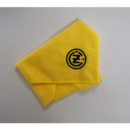 Mikroszálas törlőkendő, 30 X 30 cm, sárga, ČZ logo