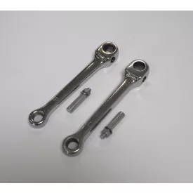   Pedálos hajtókar, 2 db-os készlet., B + J, acél, Jawa Babetta