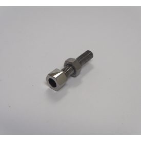   Fékbowden állítócsavar, M6 x 28 mm, korrózióálló/polírozott, Jawa Villiers, Special