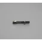 Bowden állító csavar anyával, korrózióálló/polírozott, M6 x 35 mm, Jawa, ČZ