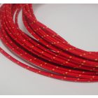 Elektromos kábel ragasztott fonattal 1,5 mm, piros sárgával, 1m, Jawa, ČZ