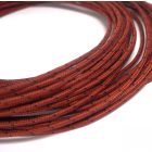 Elektromos kábel ragasztott fonattal 1,5 mm, barna-piros feketével, 1m, Jawa, ČZ