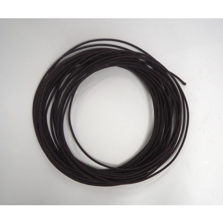 Elektromos kábel ragasztott fonattal 1,5 mm, barna feketével, 1m, Jawa, ČZ