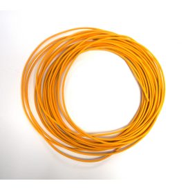   Elektromos kábel ragasztott fonattal 1,5 mm, világos sárga, 1m, Jawa, ČZ